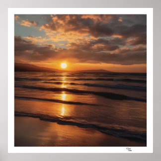 Poster Coucher du soleil