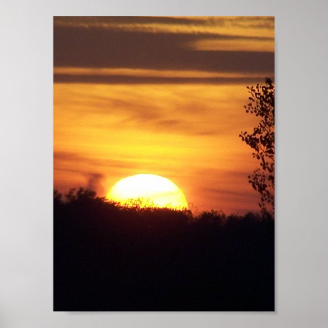 Poster coucher du soleil (Devant)