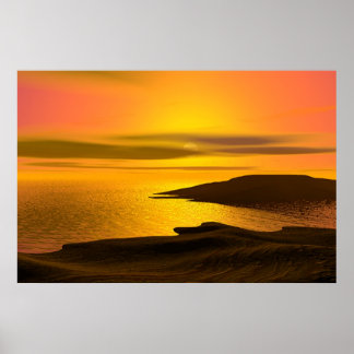 Poster Coucher du soleil