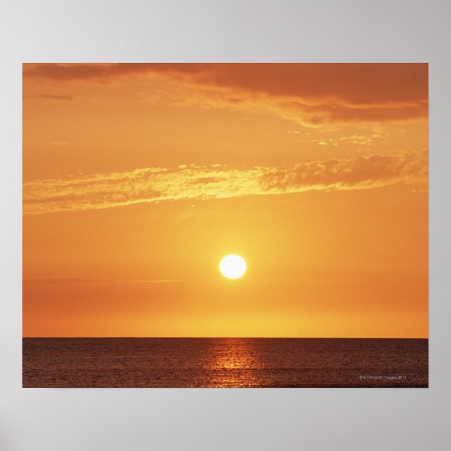 Poster Coucher du soleil (Devant)