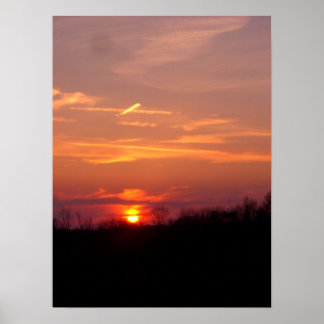 Poster Coucher du soleil