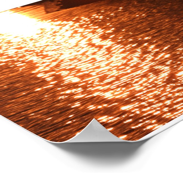 Poster Coucher du soleil (Coin)