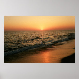 Poster Coucher du soleil d'Algarve