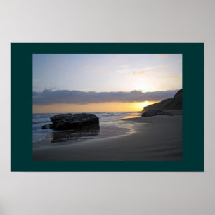 Poster Coucher du soleil dans le Laguna Beach