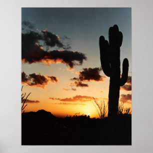 Poster Coucher du soleil de l'Arizona