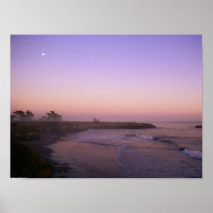 Poster Coucher du soleil de Santa Cruz