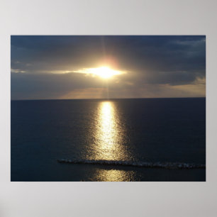 Poster Coucher du soleil jamaïcain