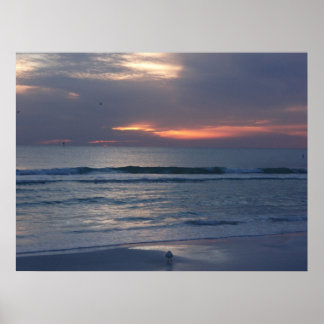Poster Couchers de soleil de Siesta Key