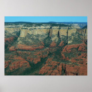 Poster Couches de rochers rouges à Sedona Arizona