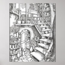 Couleur Adulte Intérieur Imaginaire