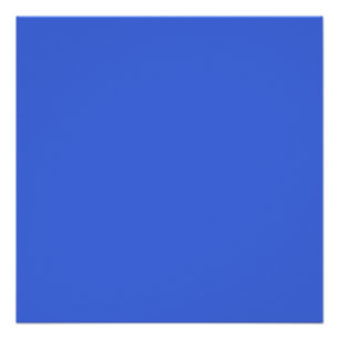Poster couleur bleu