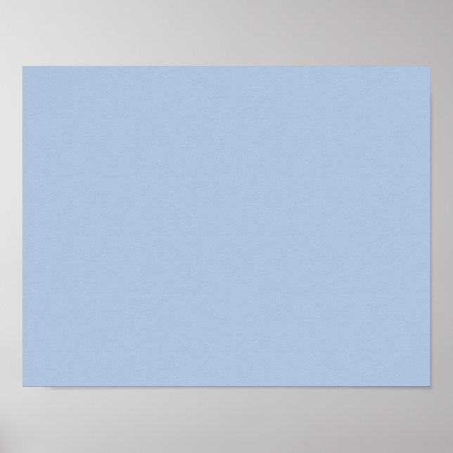 Poster couleur bleu (Devant)