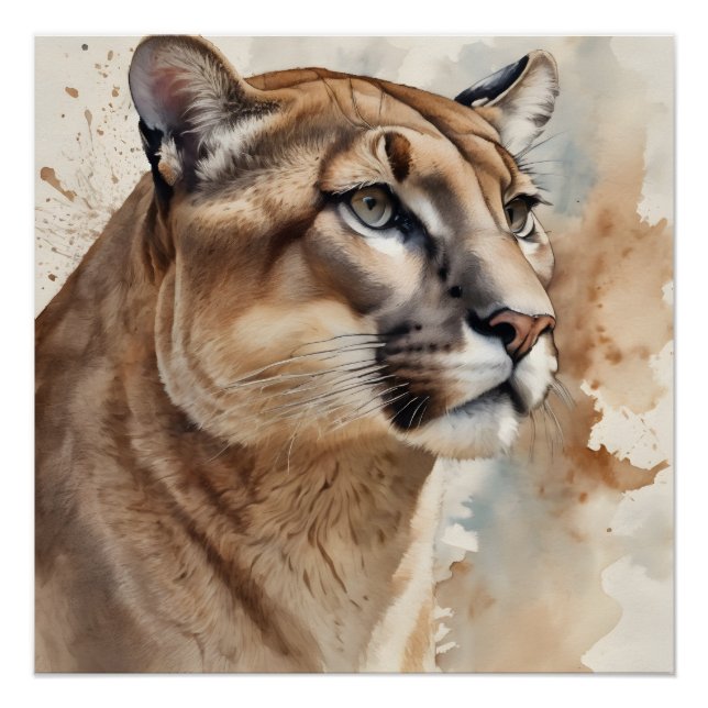 Poster Couleur d'aquarelle no 4 (Devant)