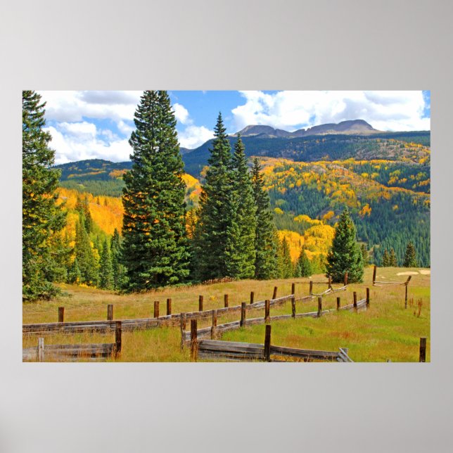 Poster Couleur d'automne dans la campagne (Devant)