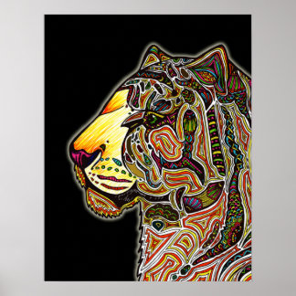 Poster Couleur de tigre