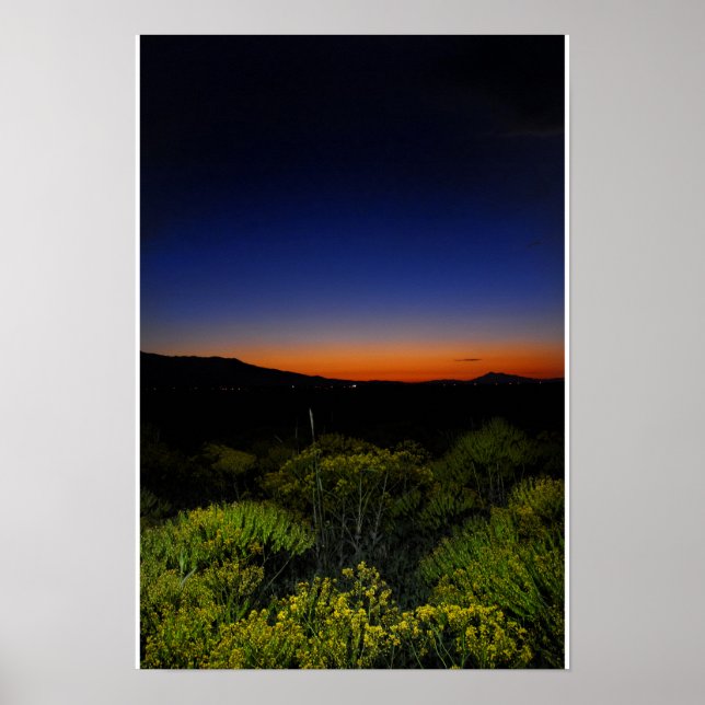 Poster Couleur du coucher de soleil (Devant)