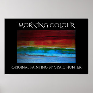 Poster Couleur du matin