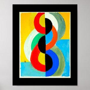 Poster Couleur du rythme par Robert Delaunay