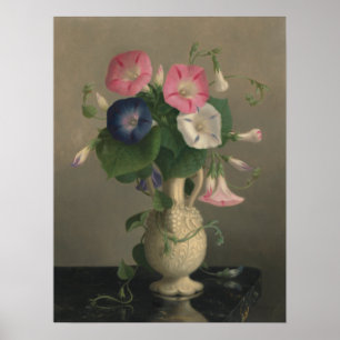 Poster Couleur du vase des glories du matin