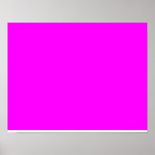Poster couleur fuchsia / magenta