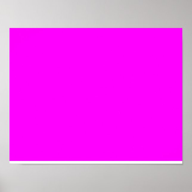 Poster couleur fuchsia / magenta (Devant)