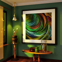 Couleur Gloire Moderne Art Abstrait Motif Élégant