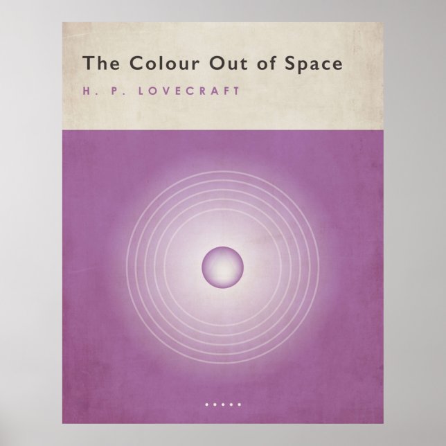Poster Couleur hors de l'espace HP Lovecraft (Devant)