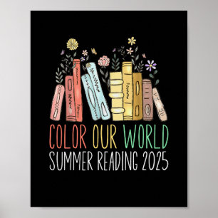 Poster Couleur Notre Monde Lecture Été 2025