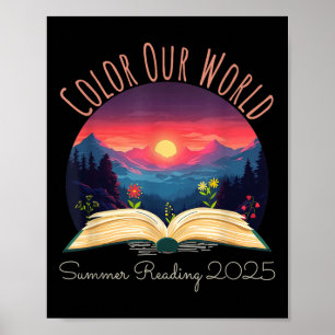 Poster Couleur Notre Monde Lecture Été 2025 Adventure Boo