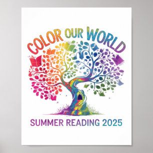 Poster Couleur Notre Programme Mondial de Lecture Été 202