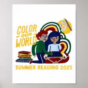 Poster Couleur Notre Programme Mondial de Lecture Été 202