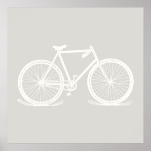 Poster COULEUR PERSONNALISÉE D'Art Vélo