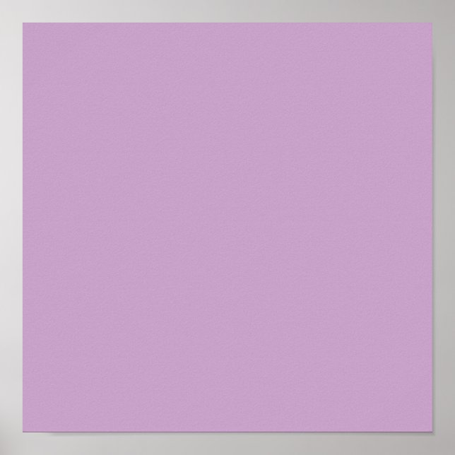 Poster Couleur solide Lilac (Devant)
