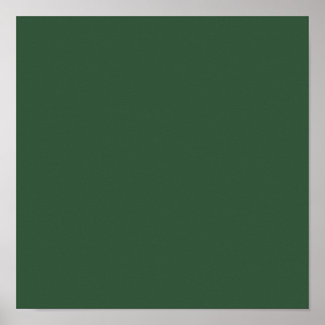 Poster Couleur solide vert émeraude foncé (Devant)