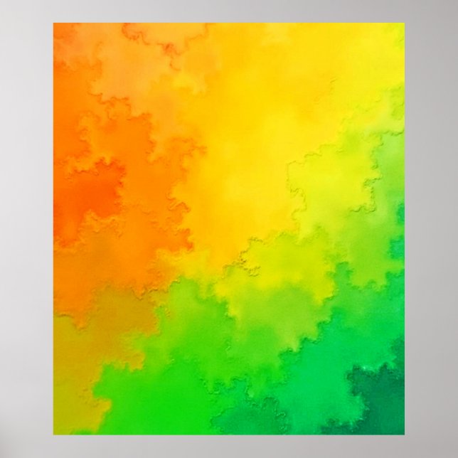 Poster Couleur texturée (Devant)