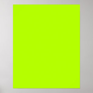 Poster Couleur verte de chaux électrique prête à Customis