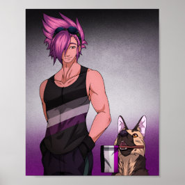 Poster Couleurs de fierté sexuelle (pas de texte)