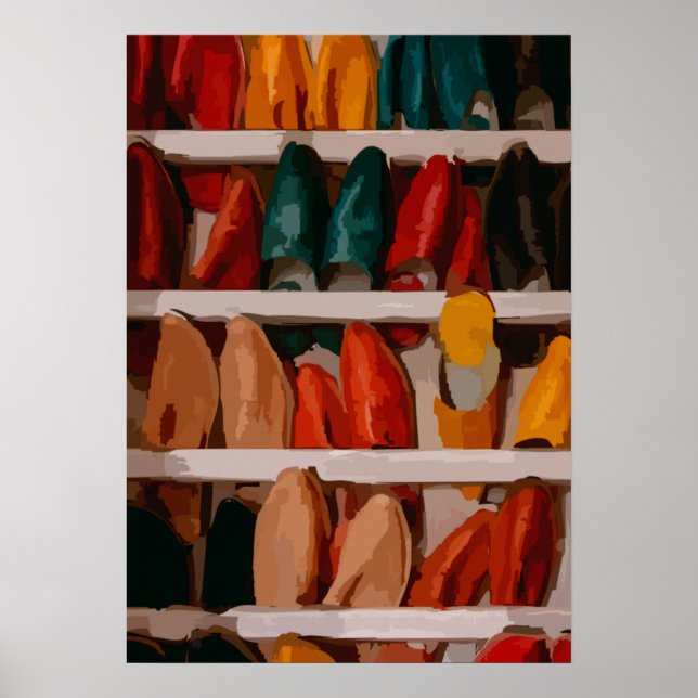 Poster Couleurs du Maroc (Devant)