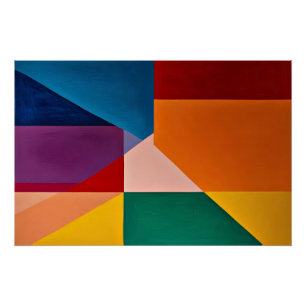 Poster Couleurs en Équilibre 