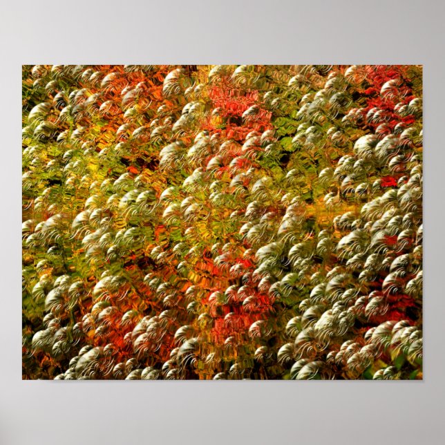 Poster Couleurs Et Bulles Abstraites (Devant)