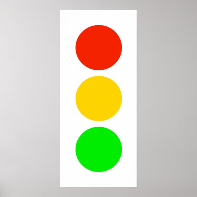 Poster Couleurs Stoplight (Devant)