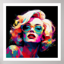 Couleurs vives de la culture pop