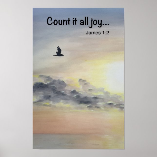 Poster Count it all joy (Devant)