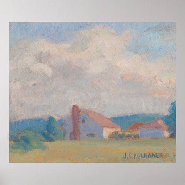 Poster Country Vista - Paysage de Kulhanek (1945) (Devant)