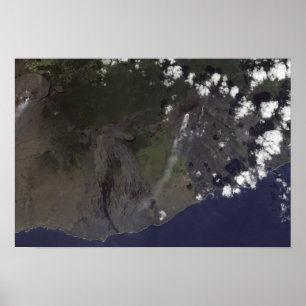 Poster Coup multiple de plumes vers le sud-sud-ouest