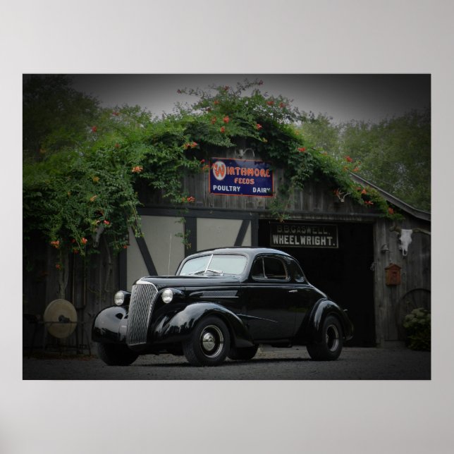 Poster Coupe Chevy 1937 (Devant)