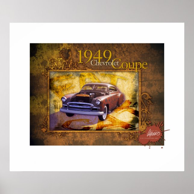 Poster Coupe Chevy 1949 (Devant)