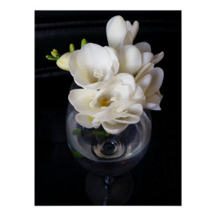 Poster coupe de nuit de freesia