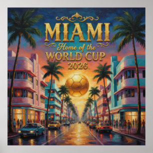 Poster Coupe du Monde 2026 Boulevard du Crépuscule Footba