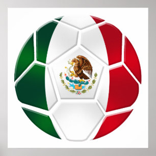 Poster Coupe du monde Brésil 2014 football de l'équipe na
